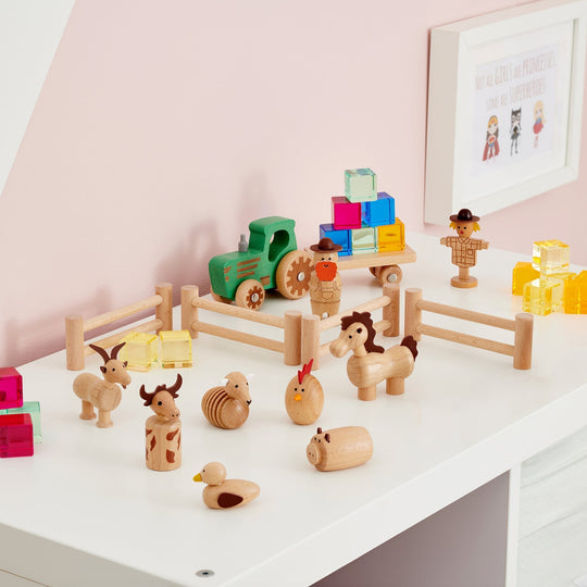 Wooden Farm Set