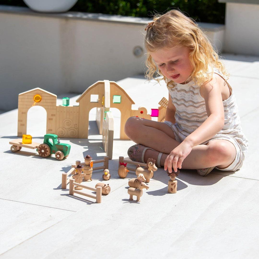 Wooden Farm Set