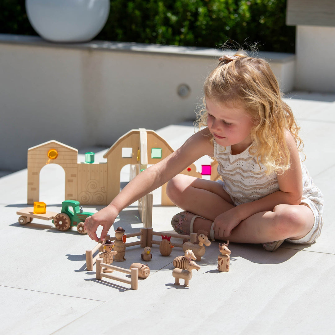 Wooden Farm Set