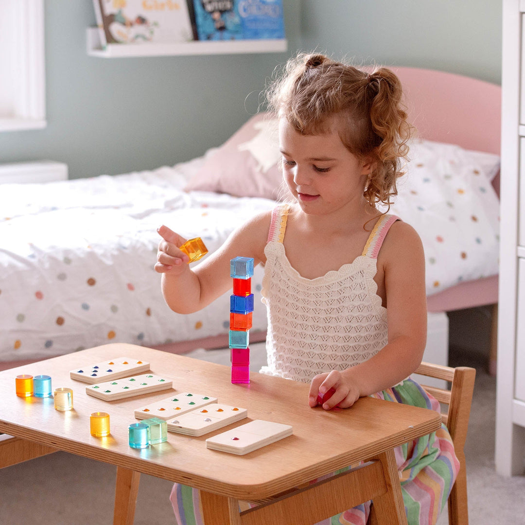 Wooden Jewel Dominoes