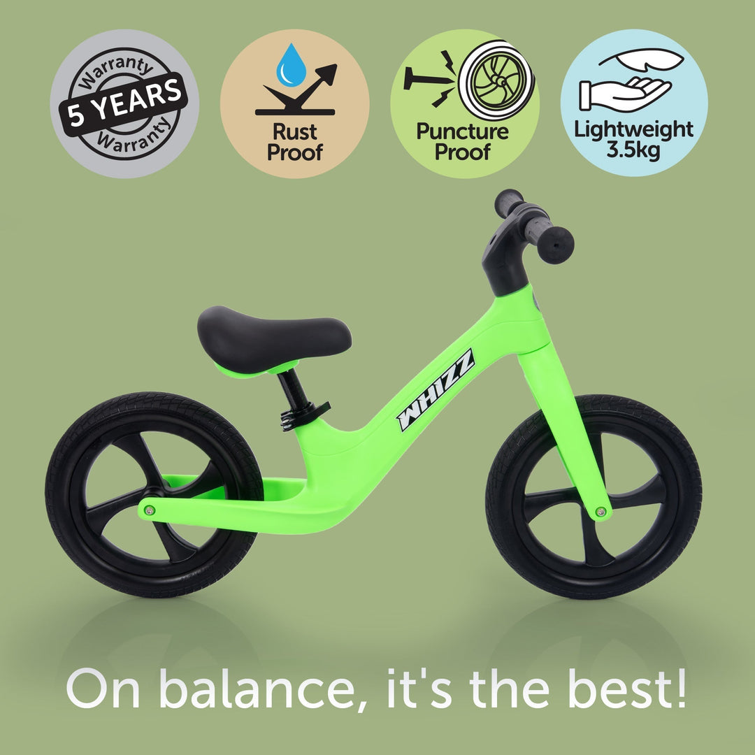 Whizz Balance Bike - Green
