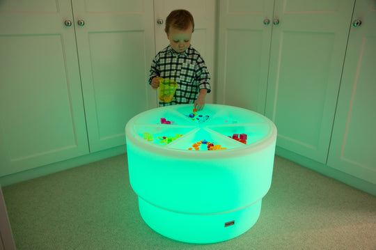 Sensory Discovery Table + Discovery Trays