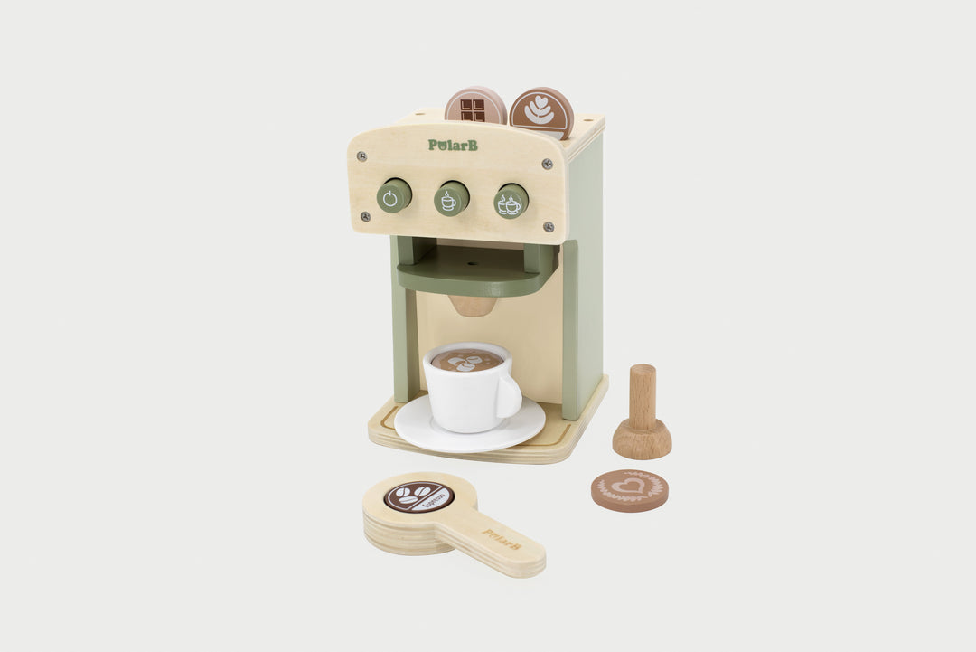 Wooden Coffee Machine