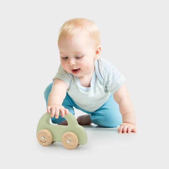 Wooden Car Green