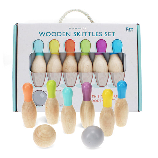 Woden Skittles Set