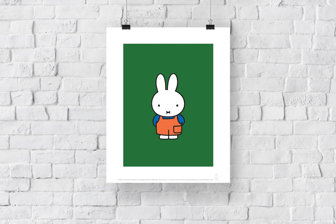 Miffy Art Print Green | 11” x 14”