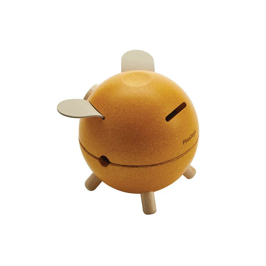PlanToys Piggy Bank - Yellow