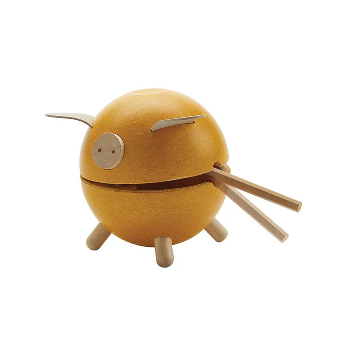 PlanToys Piggy Bank - Yellow