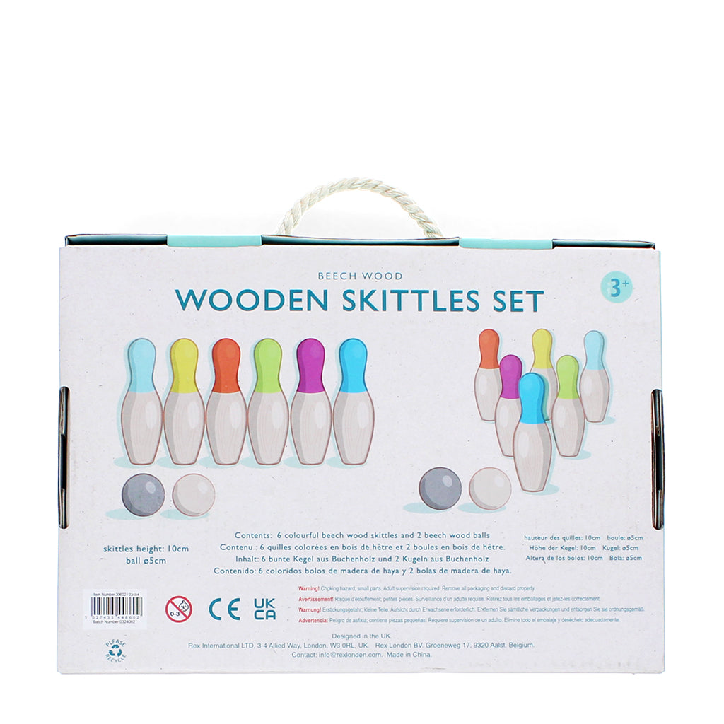 Woden Skittles Set