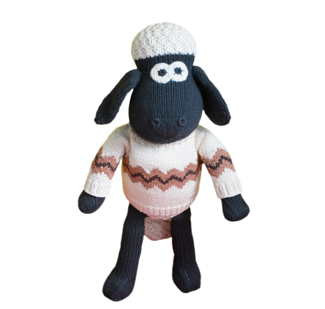 Organic Knitted Soft Toy | Shaun The Sheep