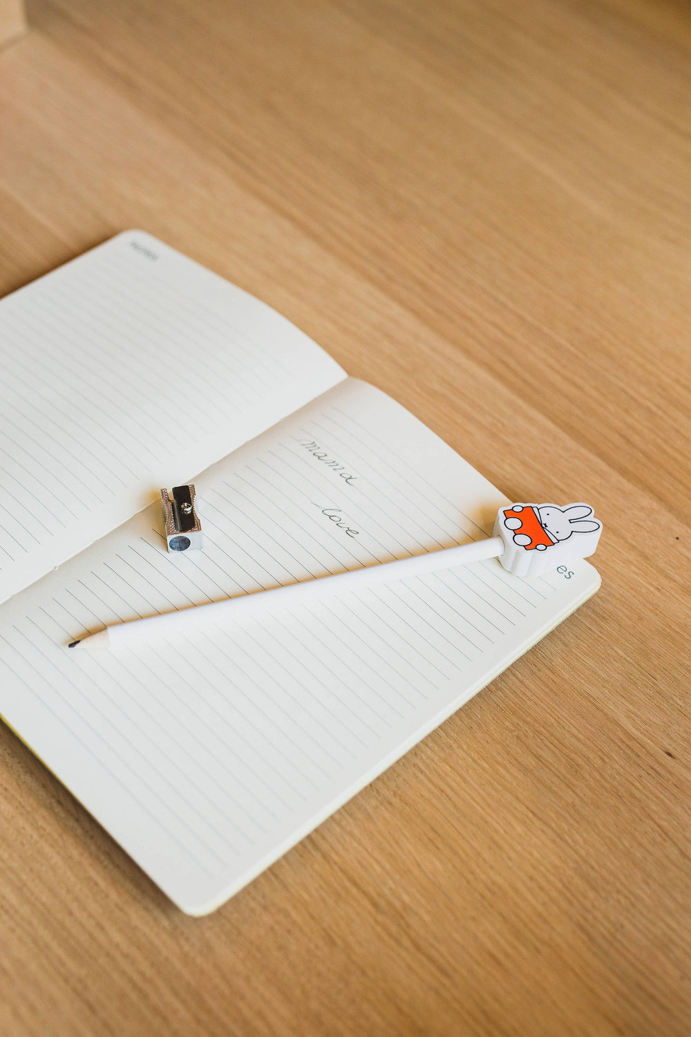 Miffy with Book - Set of 3 Pencils with Erasers
