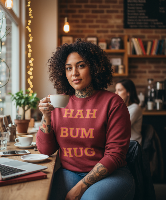 Organic Adult Sweatshirt - Hah Bumhug