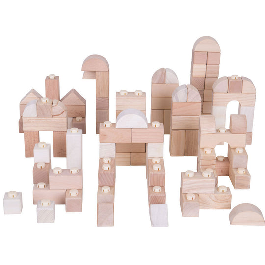 Natural Wood Clicking Blocks