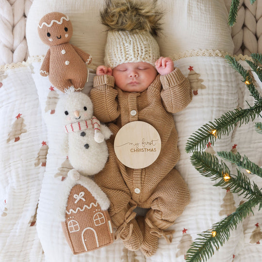 Baby Animal Collection - Baby Gingerbread - Icing White