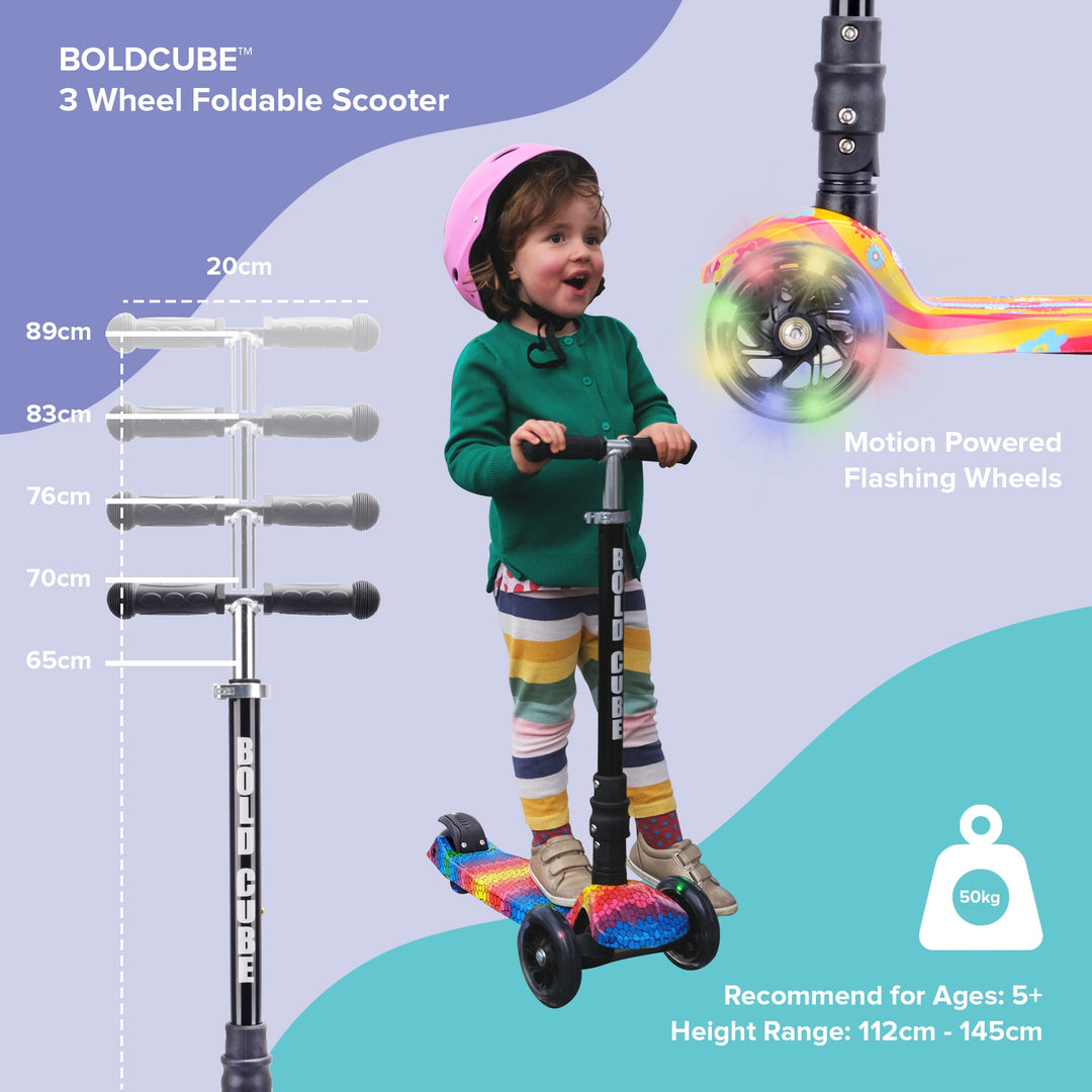 Big 3 Wheel Scooter - Crystal Rubix