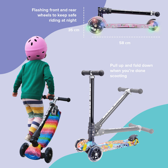 Big 3 Wheel Scooter - Kitty Love
