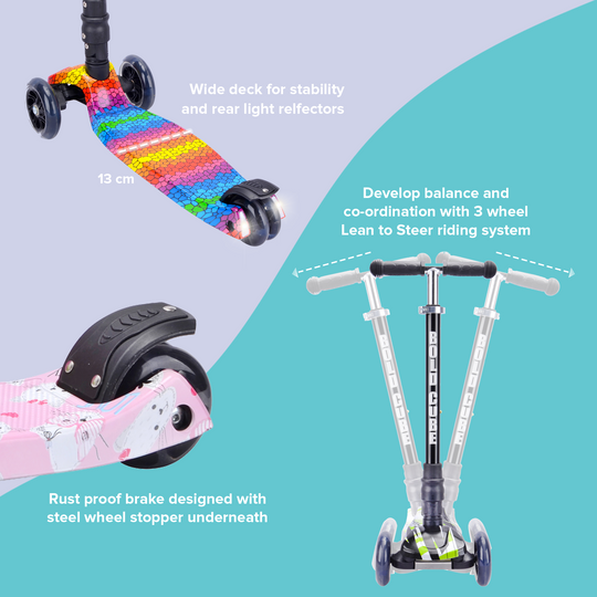 Big 3 Wheel Scooter - Dark Night