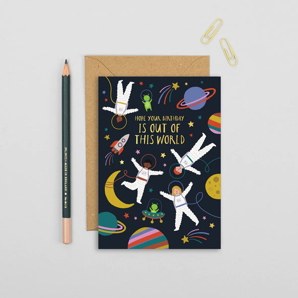 Mifkins Card | Space Birthday