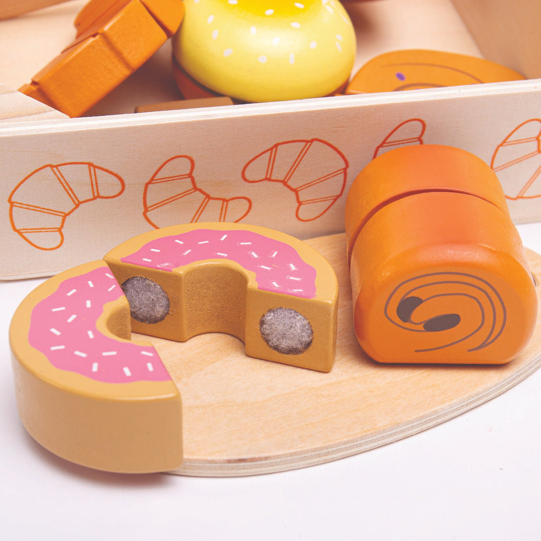 Cutting Bread and Pastries Crate