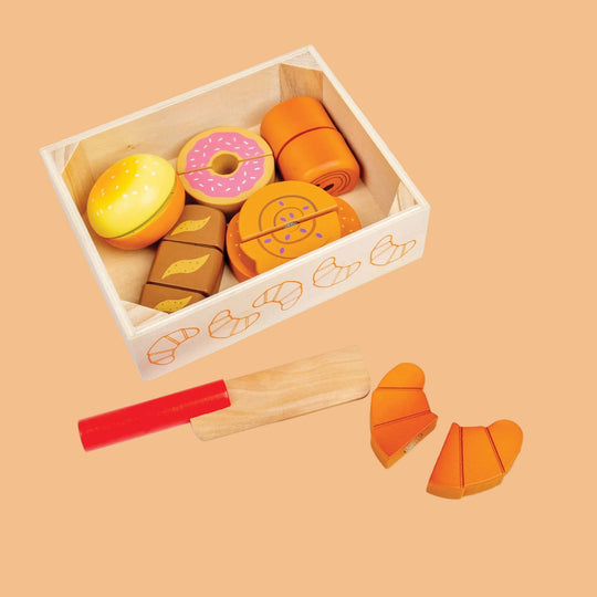 Cutting Bread and Pastries Crate