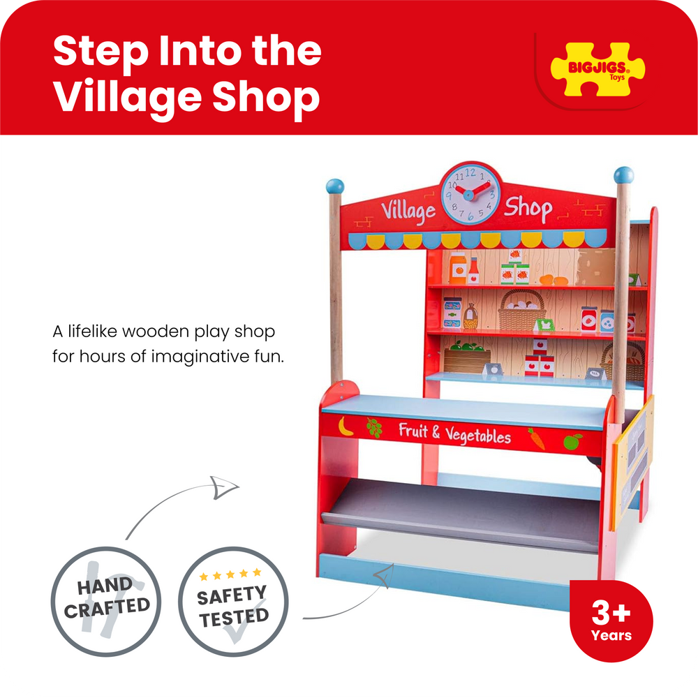 Wooden Role Play Village Shop