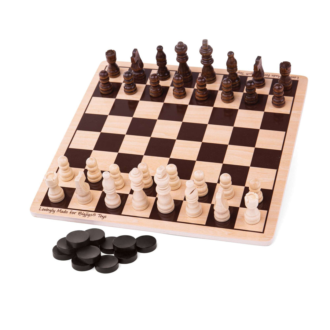 Draughts and Chess Set