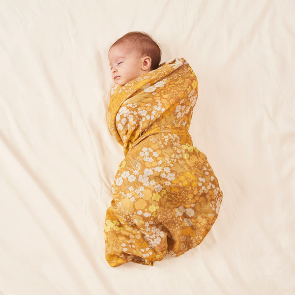 Organic Cotton and Bamboo Swaddle | Honey Bunch