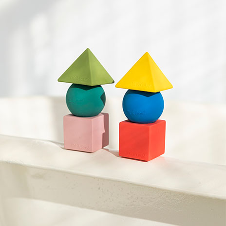 Oli & Carol Bauhaus Movement Geometric Figures - Pastel