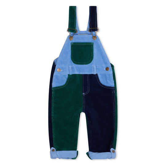 Dotty Dungarees | Corduroy Dungarees - Blackthorn Patchwork