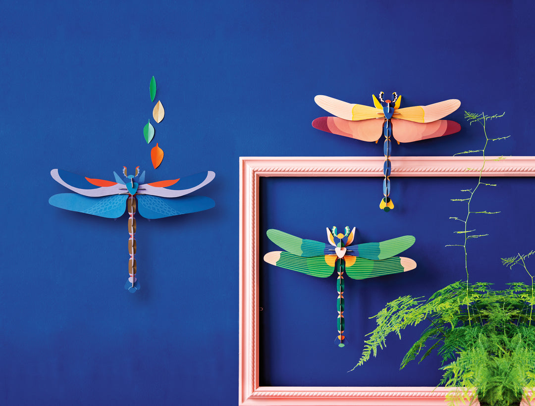 Studio Roof Wall Decoration | Giant Blue Dragonfly
