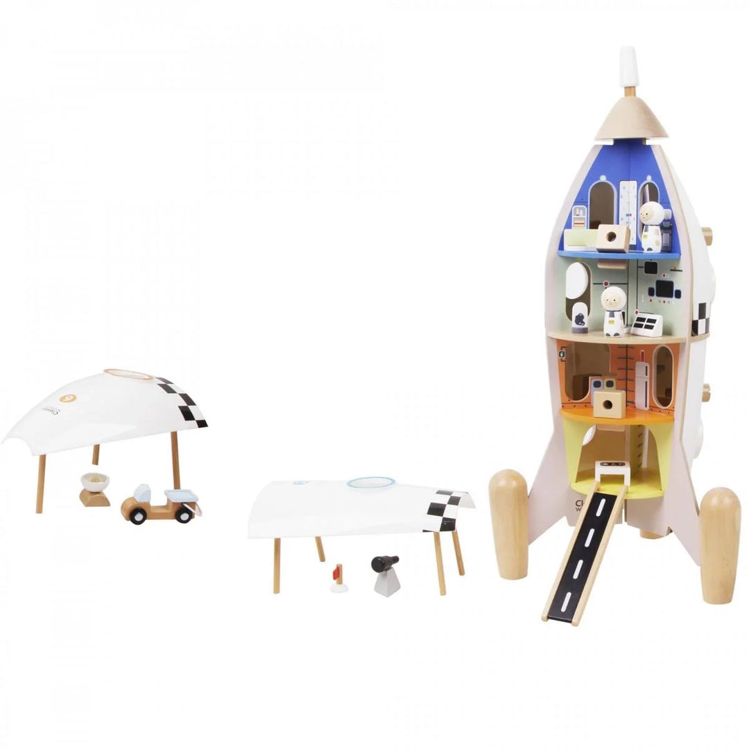 Classic World Wooden Rocket Ship