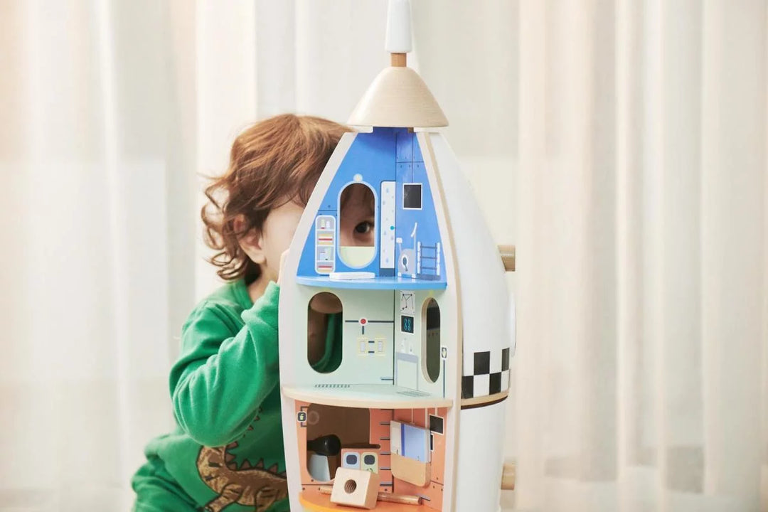 Classic World Wooden Rocket Ship
