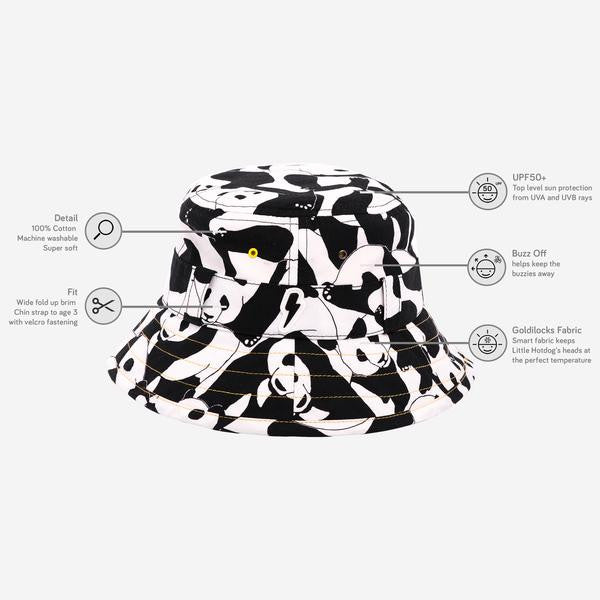 Bucket Hat 'The Adventurer' | Panda Pop - Moo Like a Monkey