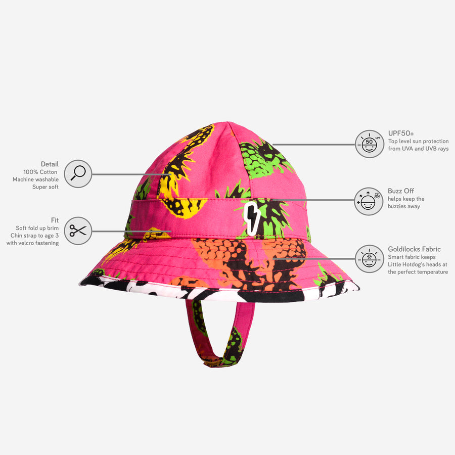 Floppy Sun Hat 'The Pioneer' | Pineapple Punch - Moo Like a Monkey