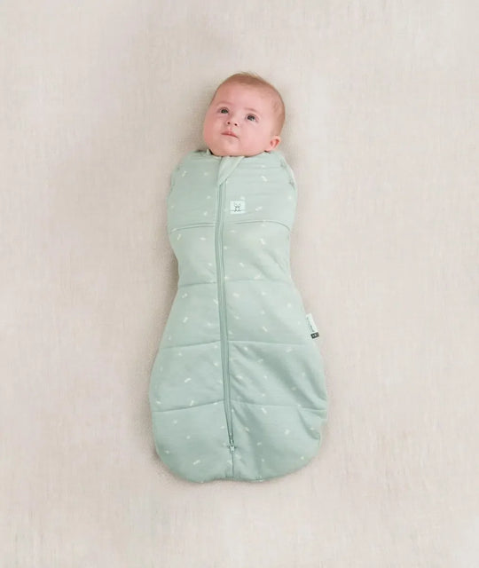 ErgoPouch - Organic Cocoon Swaddle Sleeping Bag (Winter 2.5 TOG) - Sage