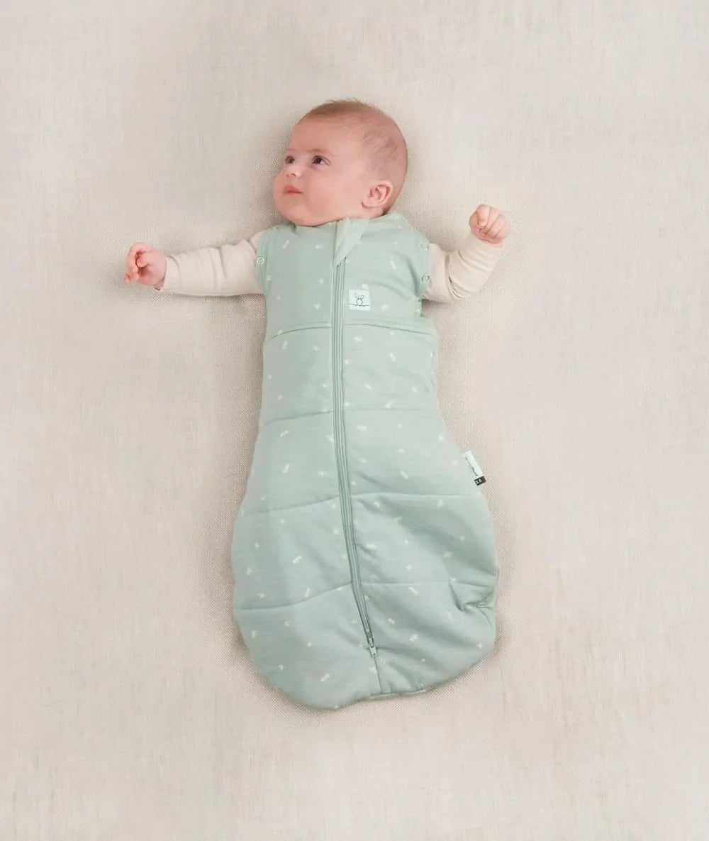 ErgoPouch - Organic Cocoon Swaddle Sleeping Bag (Winter 2.5 TOG) - Sage