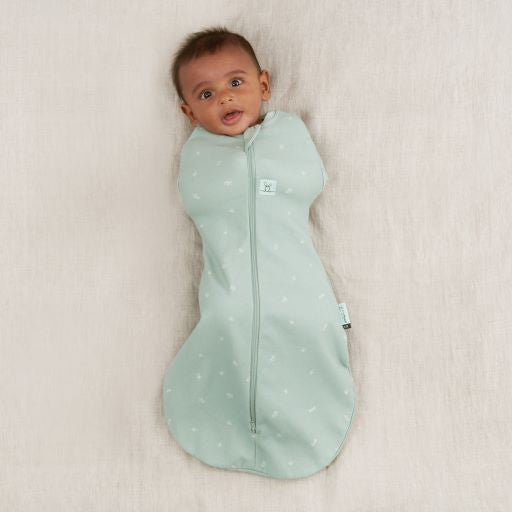 ErgoPouch - Organic Cocoon Swaddle Sleeping Bag (Summer 0.2 TOG) - Sage