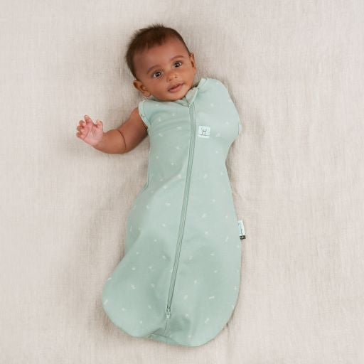 ErgoPouch - Organic Cocoon Swaddle Sleeping Bag (Summer 0.2 TOG) - Sage