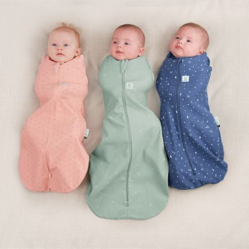 ErgoPouch - Organic Cocoon Swaddle Sleeping Bag (Summer 1.0 TOG) - Sage