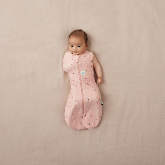ErgoPouch - Organic Cocoon Swaddle Sleeping Bag (Summer 0.2 TOG) - Daisies