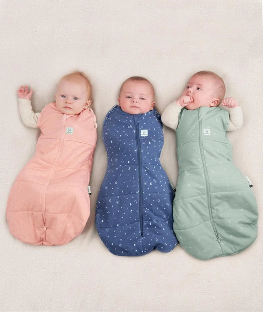 ErgoPouch - Organic Cocoon Swaddle Sleeping Bag (Winter 2.5 TOG) - Sage