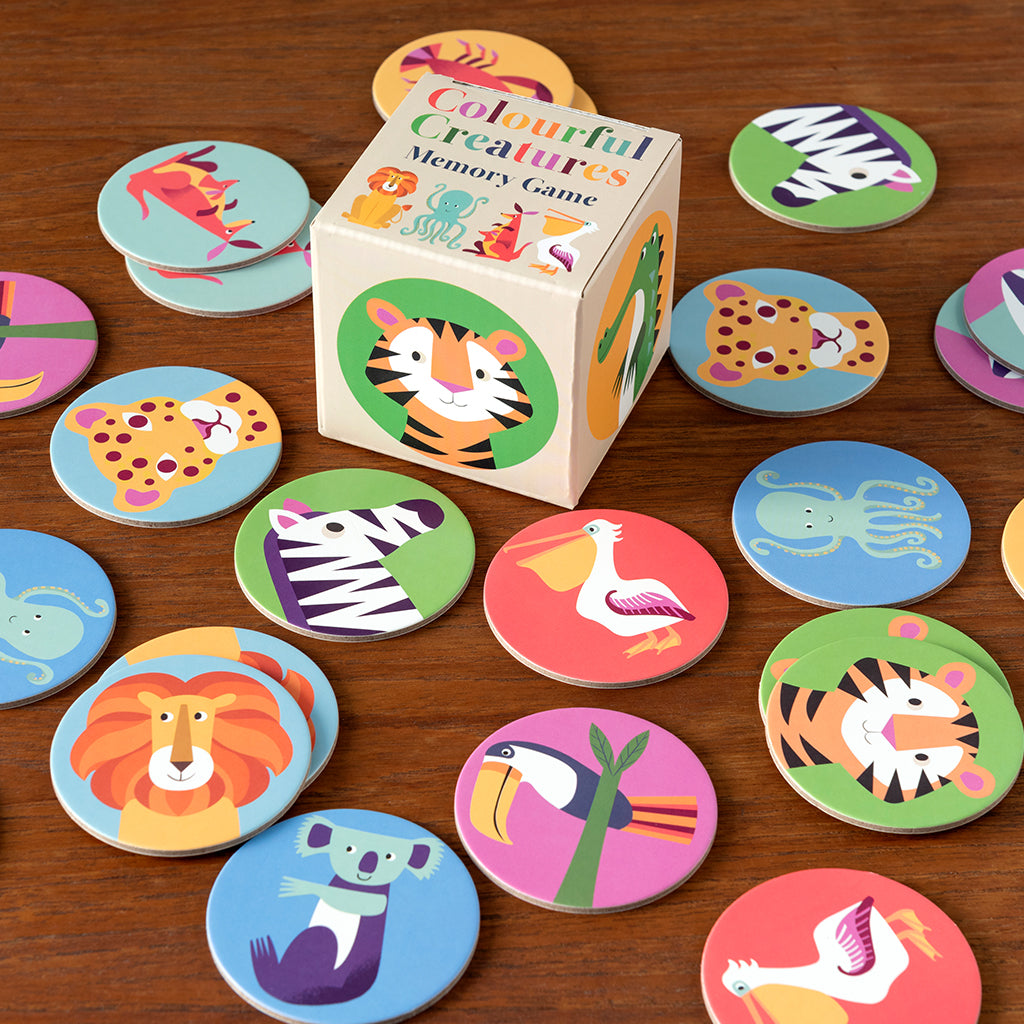 Memory Game | Colourful Creatures