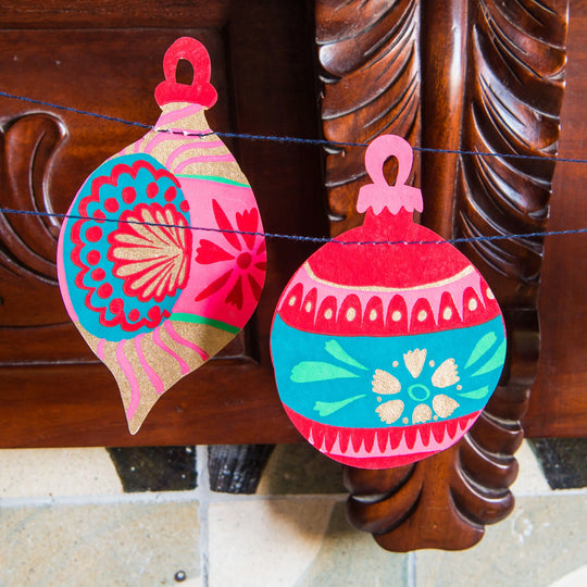 Recycled Paper Garland | Bauble