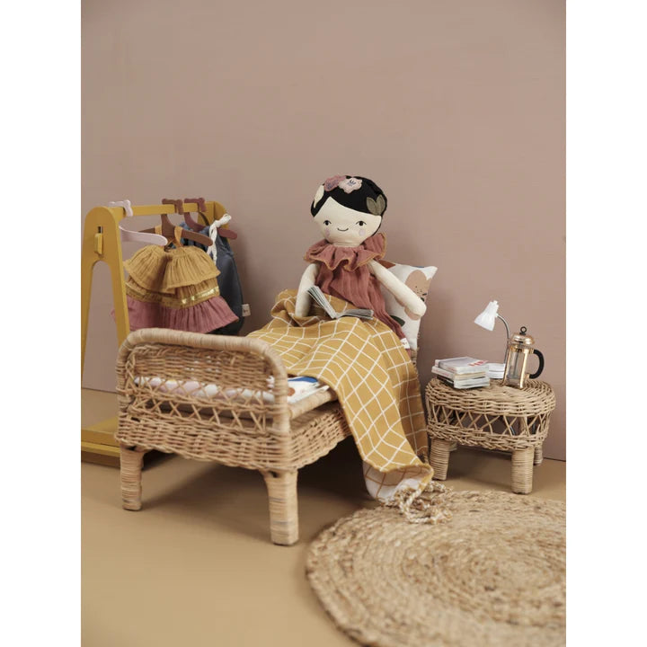 Rattan Doll's Bed
