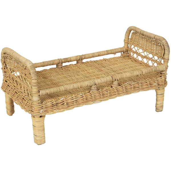 Rattan Doll's Bed