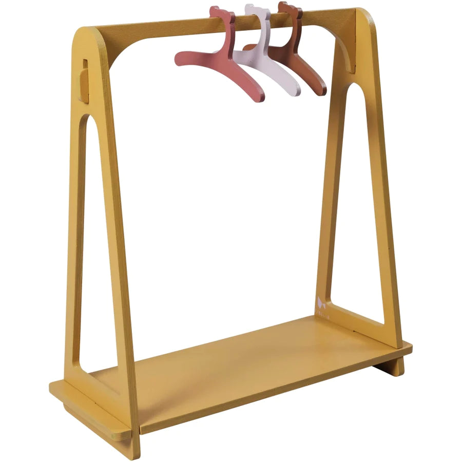 Doll's Clothes Rack With Hangers