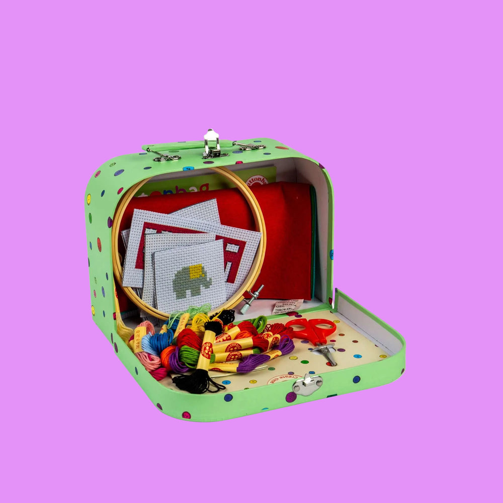 Cross Stitch - Buttonbag