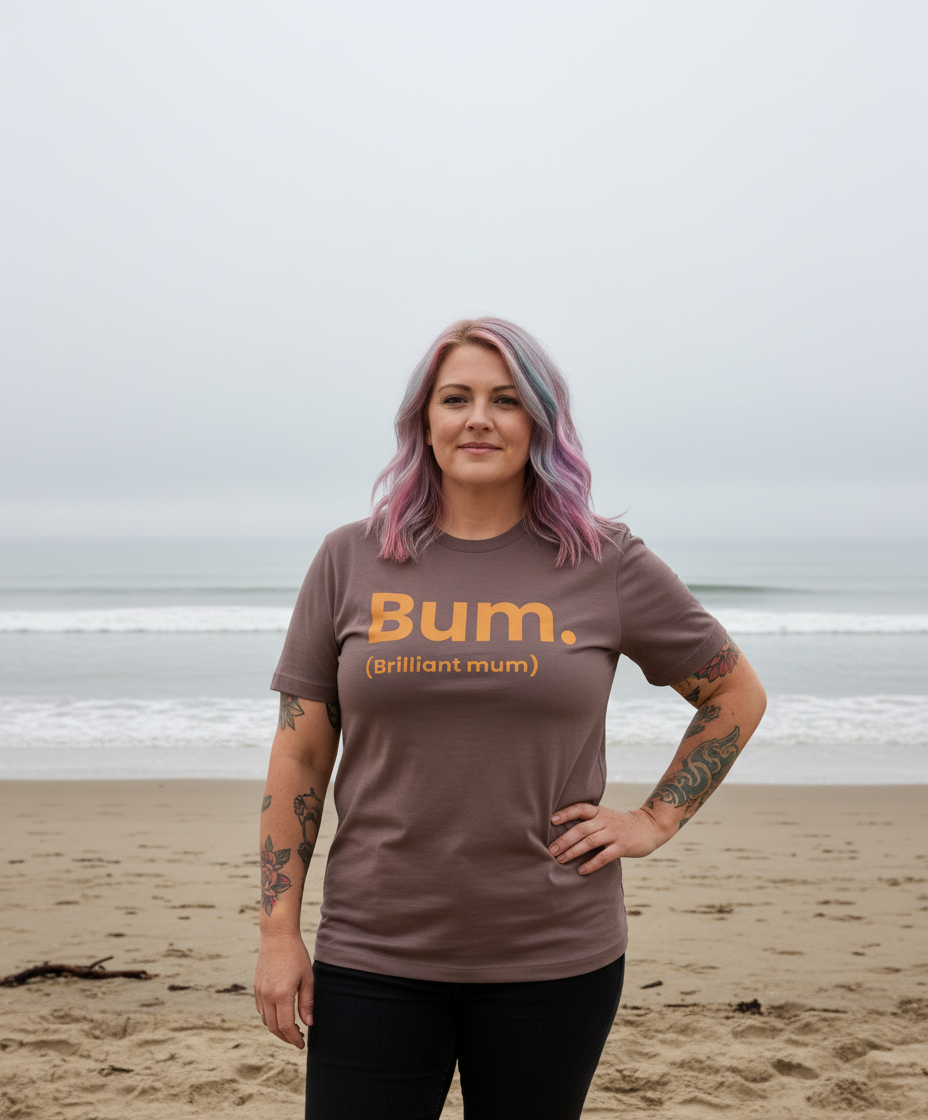 Organic Premium Adult T-Shirt - Bum (Brilliant Mum)