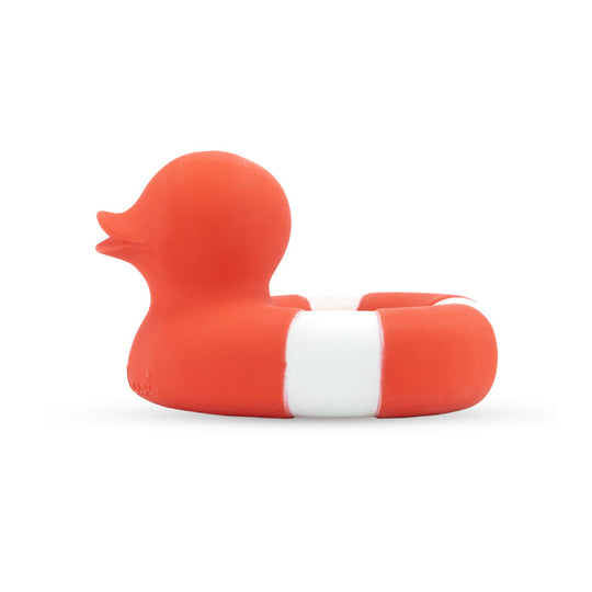 Oli & Carol Floatie Duck Red Bath Toy