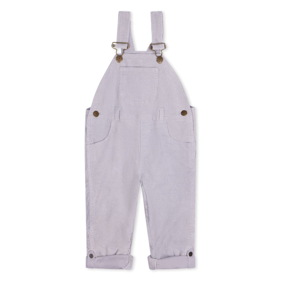 Dotty Dungarees | Corduroy Dungarees - Fog